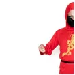 stroj dla dzieci ninja czerwony arpex rozm 110 120 cm