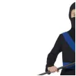 stroj dla dzieci ninja niebieski pas smiffys rozm 116 128 cm
