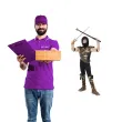 stroj dla dzieci ninja wojownik funny fashion 128 cm