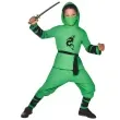 stroj dla dzieci ninja wojownik zielony amscan 152 164 cm