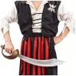 stroj dla dzieci pasiasta piratka zestaw na karnawal godan rozm 110 120