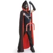 stroj dla dzieci peleryna diabel wampir szkielet czarno czerwony partypal rozm 146 cm