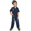 stroj dla dzieci policjant granatowy partydeco rozm 116 128 cm