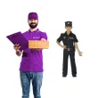 stroj dla dzieci policjant usa czarny guirca rozm 104 116 cm