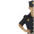 stroj dla dzieci policjant usa czarny guirca rozm 104 116 cm