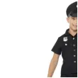 stroj dla dzieci policjant z odznaka czarny smiffys rozm 146 158 cm