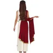 stroj dla dzieci rzymianka z peleryna grecka bogini bordowy guirca 5 6 lat rozm 110 116 cm