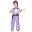 stroj dla dzieci shimmer i shine fioletowy amscan 104 116 cm