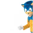 stroj dla dzieci sonic kombinezon nakladki na buty rekawice maska rubies rozm 122 128