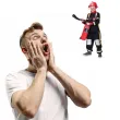 stroj dla dzieci strazak czarny funny fashion 116 cm