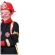 stroj dla dzieci strazak czarny funny fashion 116 cm