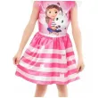stroj dla dzieci sukienka gabby koci domek gabi rozowy rubies 98 110