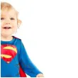 stroj dla dzieci superman baby dc amscan rozm 92 98