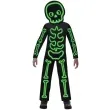 stroj dla dzieci swiecacy szkielet zielony amscan 8 10 lat