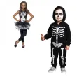 stroj dla dzieci szkieletorka tutu czarno bialy smiffys rozm 146 158 cm