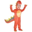 stroj dla dzieci t rex kombinezon pomaranczowy amscan rozm 122 134 cm