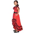 stroj dla dzieci tancerka flamenco czerwony amscan rozm 128 140 cm