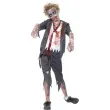 stroj dla dzieci uczen zombie szary smiffys rozm 130 140 cm