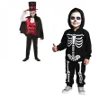 stroj dla dzieci wampir peleryna czarno czerwony smiffys 116 128 cm