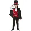 stroj dla dzieci wampir peleryna czarno czerwony smiffys 116 128 cm