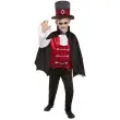 stroj dla dzieci wampir peleryna czarno czerwony smiffys 116 128 cm