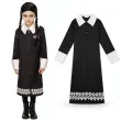 stroj dla dzieci wednesday addams czarny smiffys 116 128 cm