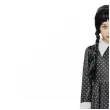 stroj dla dzieci wednesday addams gotycka uczennica sukienka godan rozm 120 130 cm