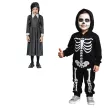 stroj dla dzieci wednesday addams gotycka uczennica sukienka godan rozm 130 140 cm