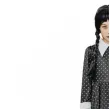 stroj dla dzieci wednesday addams gotycka uczennica sukienka godan rozm 130 140 cm
