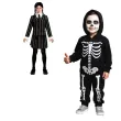 stroj dla dzieci wednesday addams gotycka uczennica zakiet godan rozm 130 140 cm