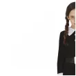 stroj dla dzieci wednesday addams mundurek guirca 98 104 cm