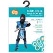 stroj dla dzieci wojownik ninja zestaw niebieski godan rozm 120 130