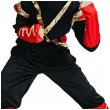 stroj dla dzieci wojownik ninja zestaw shinobi czarny godan rozm 110 120