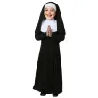 stroj dla dzieci zakonnica czarny kraszek 130 140 cm