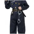 stroj dla dzieci zestaw policjanta zestaw mundur i akcesoria granatowy godan rozm 130 140 cm