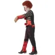 stroj dla dzieci zombie klaun czarno czerwony smiffys rozm 146 158 cm