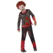 stroj dla dzieci zombie klaun czarno czerwony smiffys rozm 146 158 cm