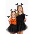 stroj dla dziecka na halloween andrzejki spodniczka opaska rozdzka nietoperz czarny