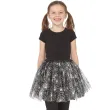stroj dla dziecka na halloween andrzejki spodniczka tutu pajaki i pajeczyna 40x82 cm