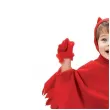 stroj dla dziecka na halloween i karnawal zestaw diabelka rozm 92 104