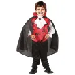 stroj dla dziecka na halloween karnawal gotycki wampir hrabia drakula rozm 92 104 cm