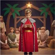 stroj dla dziecka na jaselka przedstawienie szkolne trzech kroli kacper 142 148 cm