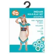 stroj dla dziewczynki na karnawal indianka zestaw sukienka opaska pasek rozm 110 120