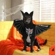 stroj dla psa halloween nietoperz czarny partydeco s