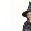 stroj dzieciecy kostium dla dziewczynki na halloween andrzejki czarodziejka wiedzma 92 104