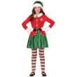 stroj dzieciecy na boze narodzenie elfka zestaw dla dziewczynki rozm 146 152