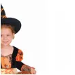stroj dzieciecy na halloween andrzejki czarownica sukienka kapelusz pasek rozm 92 104