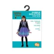 stroj dzieciecy na halloween karnawal szkieletorka kosciotrup blyszczaca sukienka 110 120