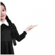 stroj dzieciecy na karnawal i halloween gotycka sukienka wednesday addams cosplay 130 140