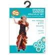 stroj dzieciecy sukienka dla dziewczynki na karnawal tancerka flamenco hiszpanka roz 130 140